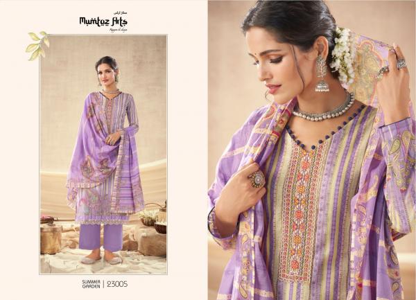 Mumtaz Summer Garden Lawn Cotton Designer Dress Material Collection